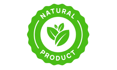 100% Natural certification badge